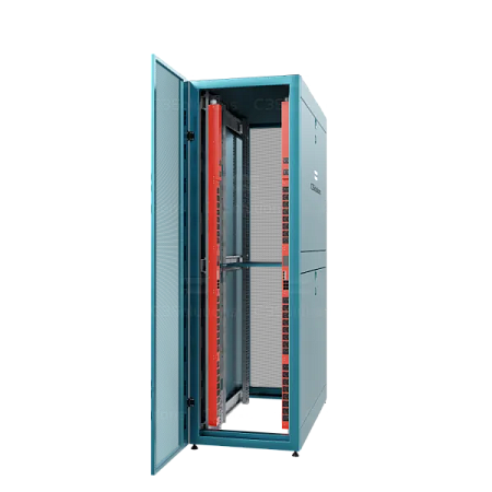 Серверный шкаф C3 Major 42U 600*1200, двери перфорированные, черный